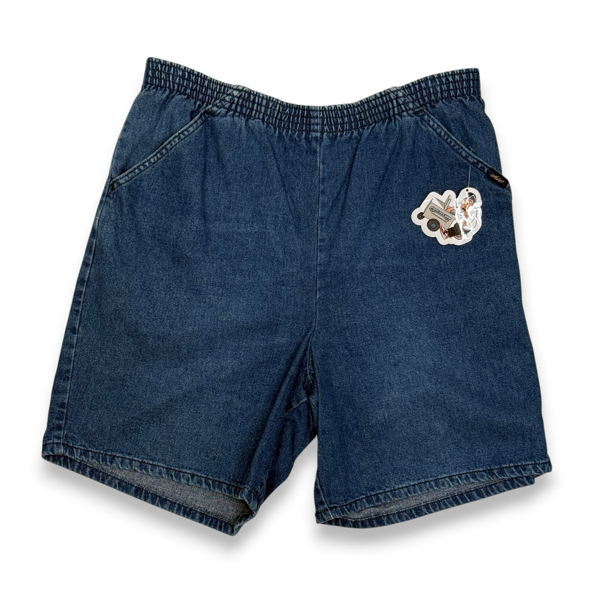 VTG Chic Elastic Denim Shorts 31" M/L