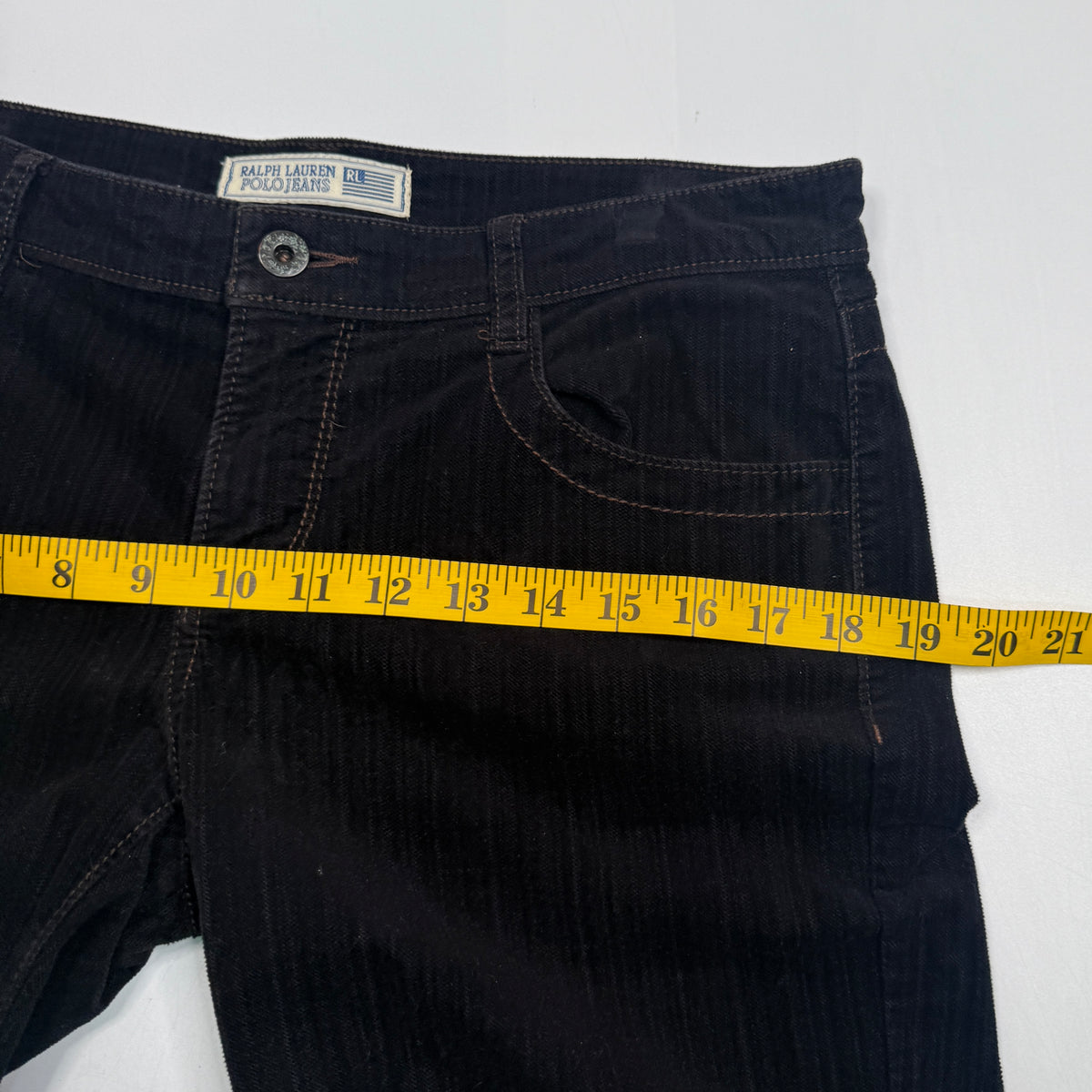 Y2K Polo Ralph Lauren Bootcut Pants 32" M/L Black