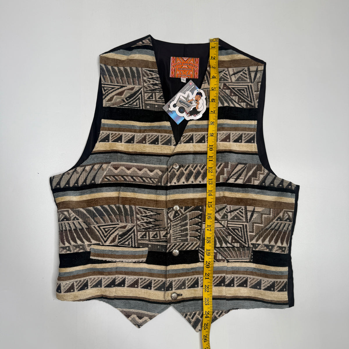 VTG Native American Tradition Southwestern Vest M