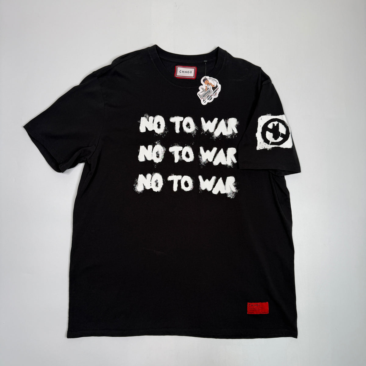 Chnge No To War T Shirt 2XL