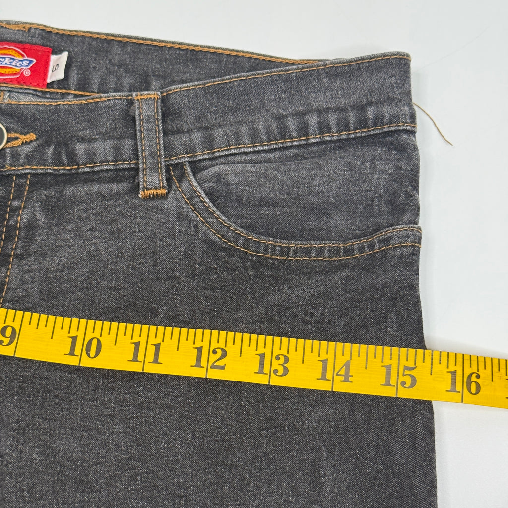 Y2K Dickies Y2K Denim Bootcut Low Rise Pants 29" S/M Black