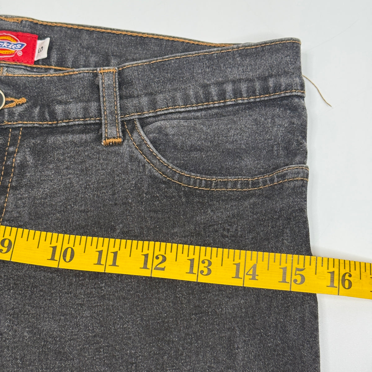 Y2K Dickies Y2K Denim Bootcut Low Rise Pants 29" S/M Black