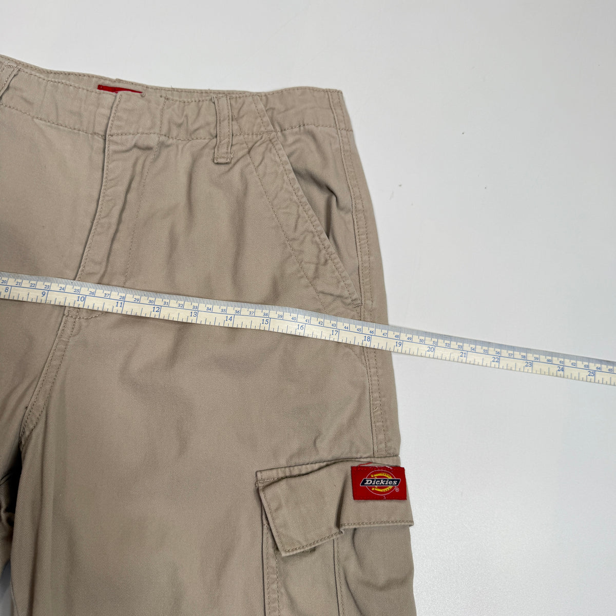 Y2K Dickies Cargo Pants 27" XS Khaki