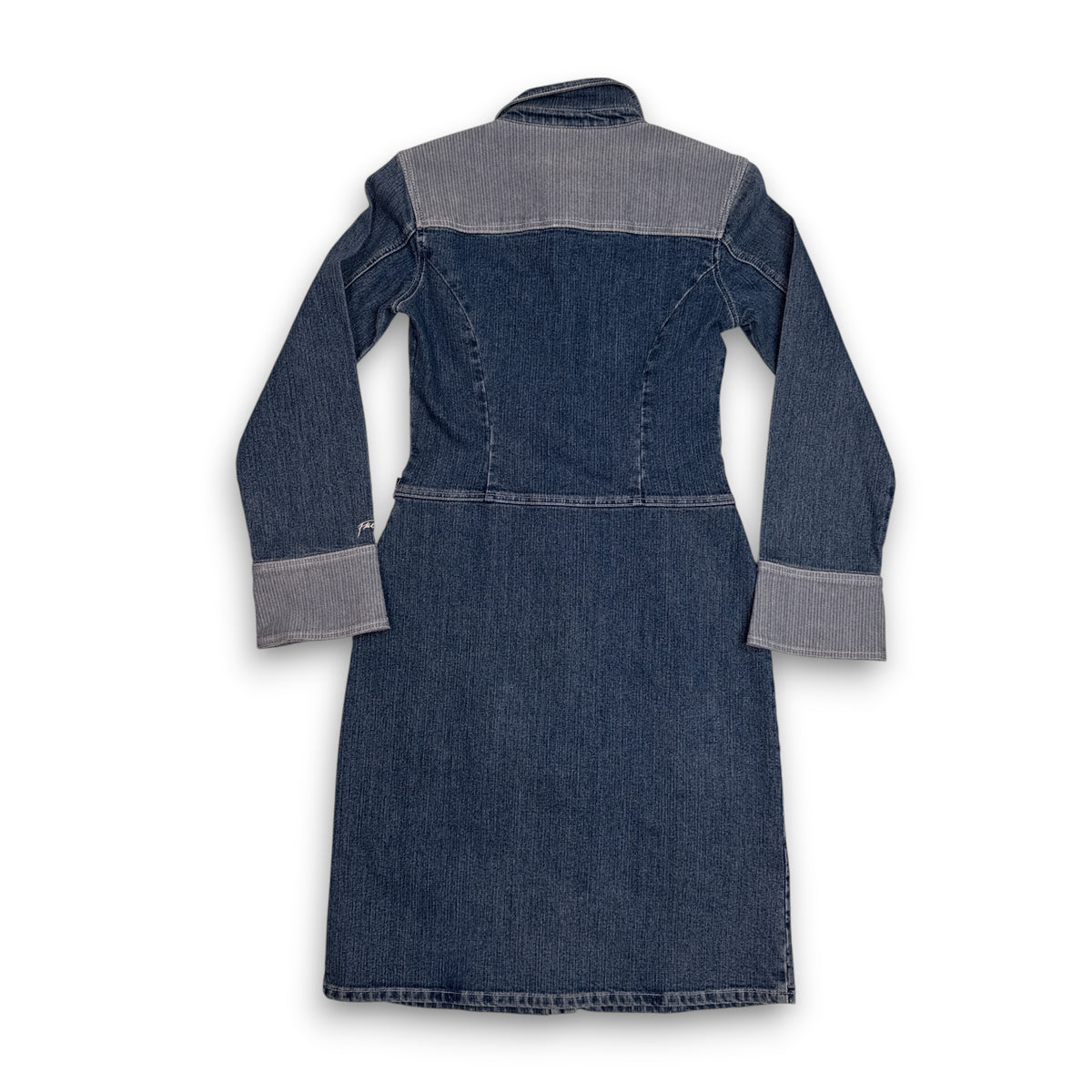 Y2K Fubu Denim Western Midi Dress