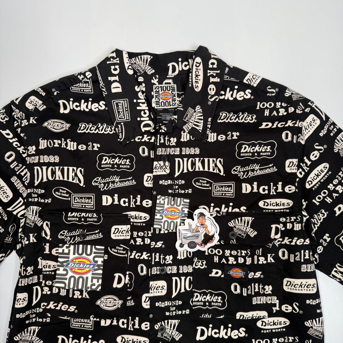 NWT Dickies 100 Yr Anniversary Button Up M