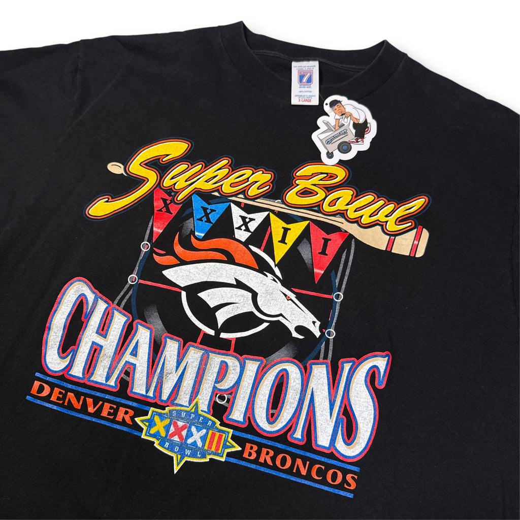 VTG Logo 7 1998 Super Bowl Bronco T Shirt XL