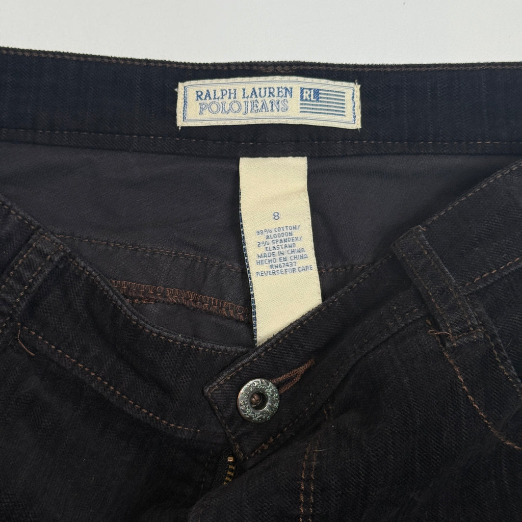 Y2K Polo Ralph Lauren Bootcut Pants 32" M/L Black