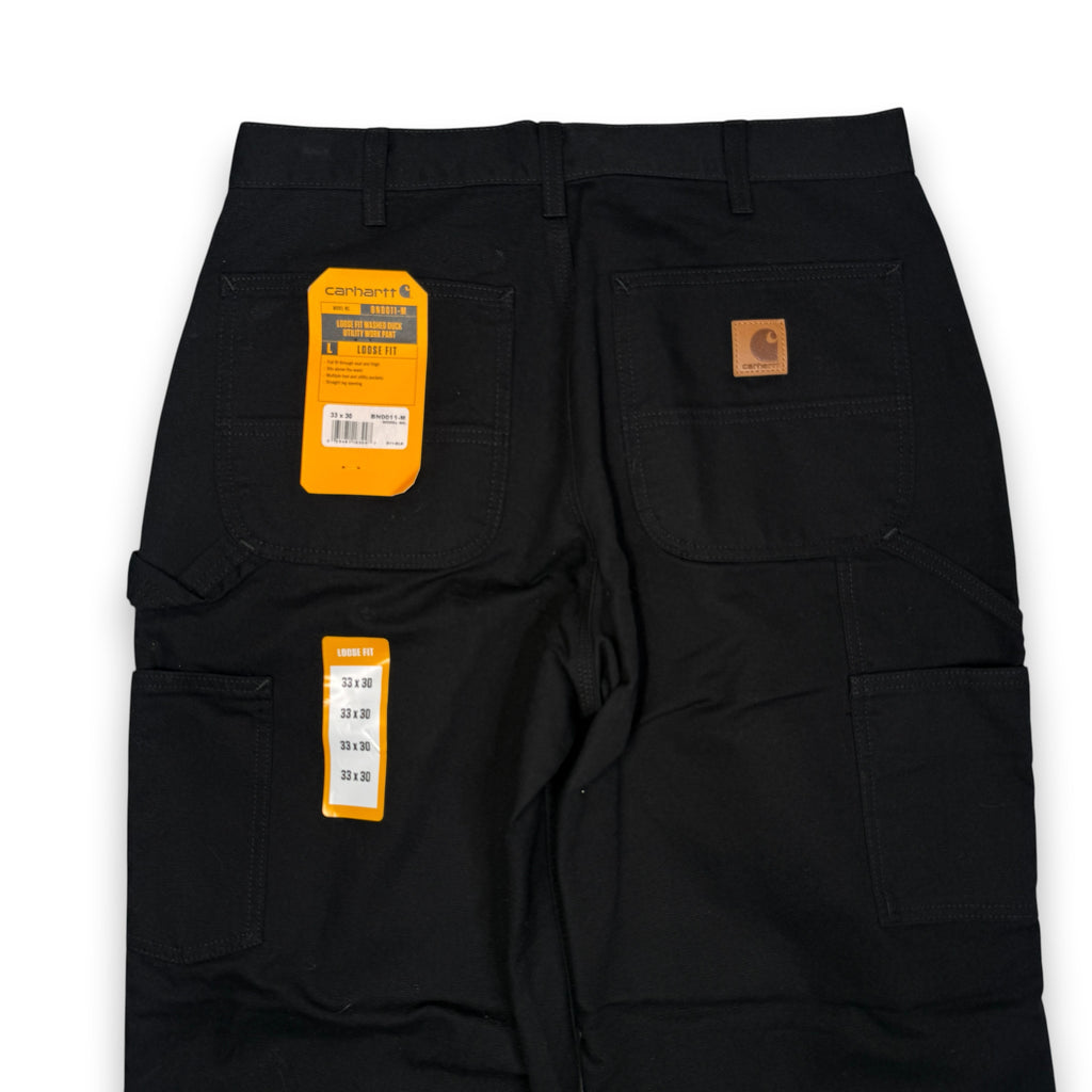 NWT Carhartt Relaxed Straight Duck Pants 32" Black