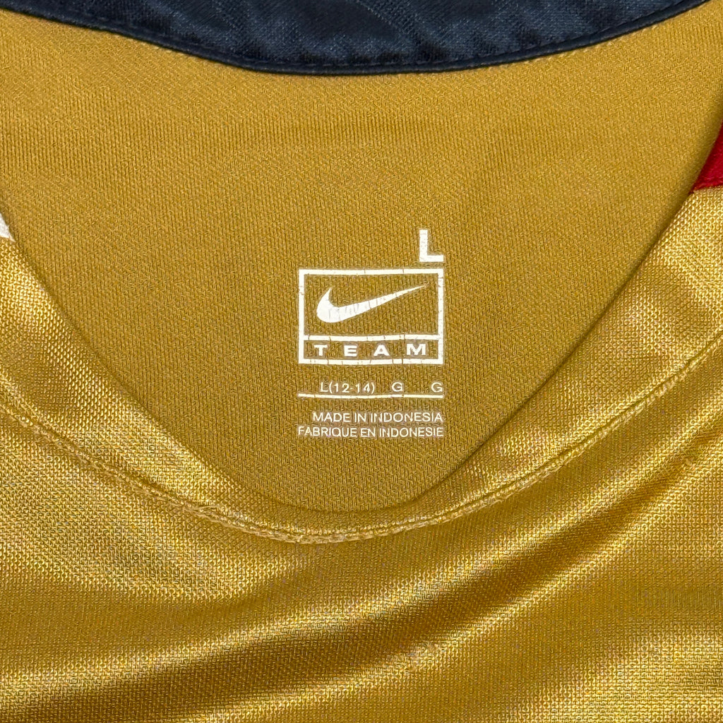 Y2K 2007 Nike Tarpley Soccer Jersey WMN L Gold