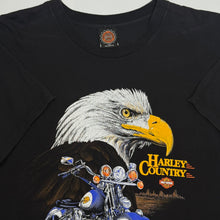 Load image into Gallery viewer, VTG Bald Eagle Harley Davidson HD T Shirt XL/L