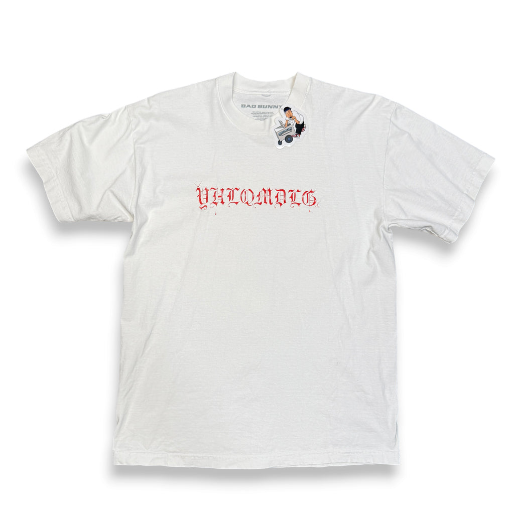 2020 Bad Bunny YHLQMDLG T Shirt M White