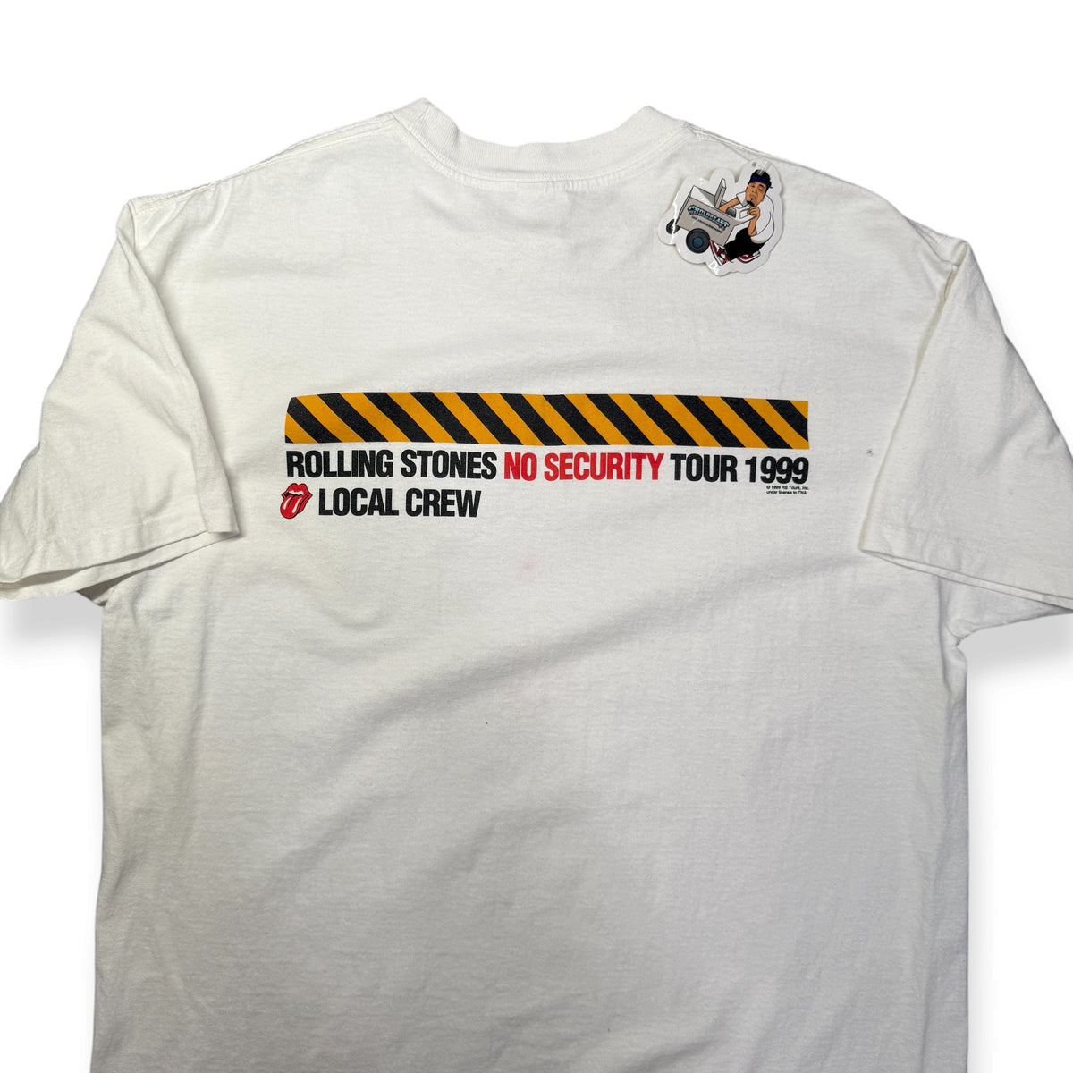 VTG 1999 Rolling Stones No Security T Shirt XL
