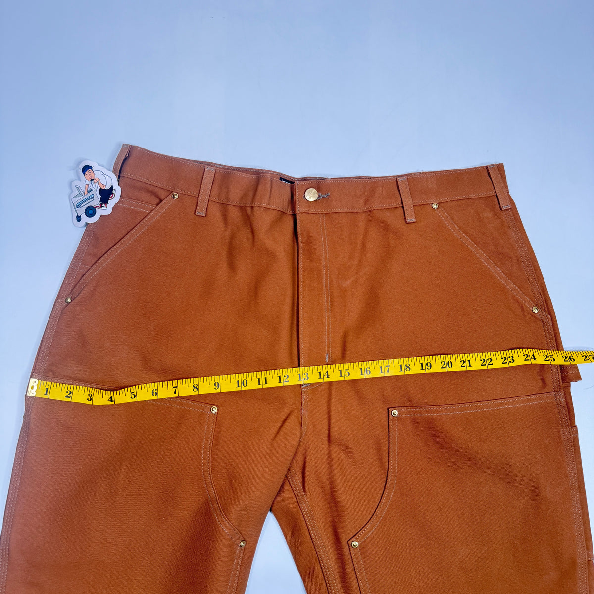 NWT Carhartt Iconic B01 Firm Duck Double Front Loose Fit Work Pants 40" Brown