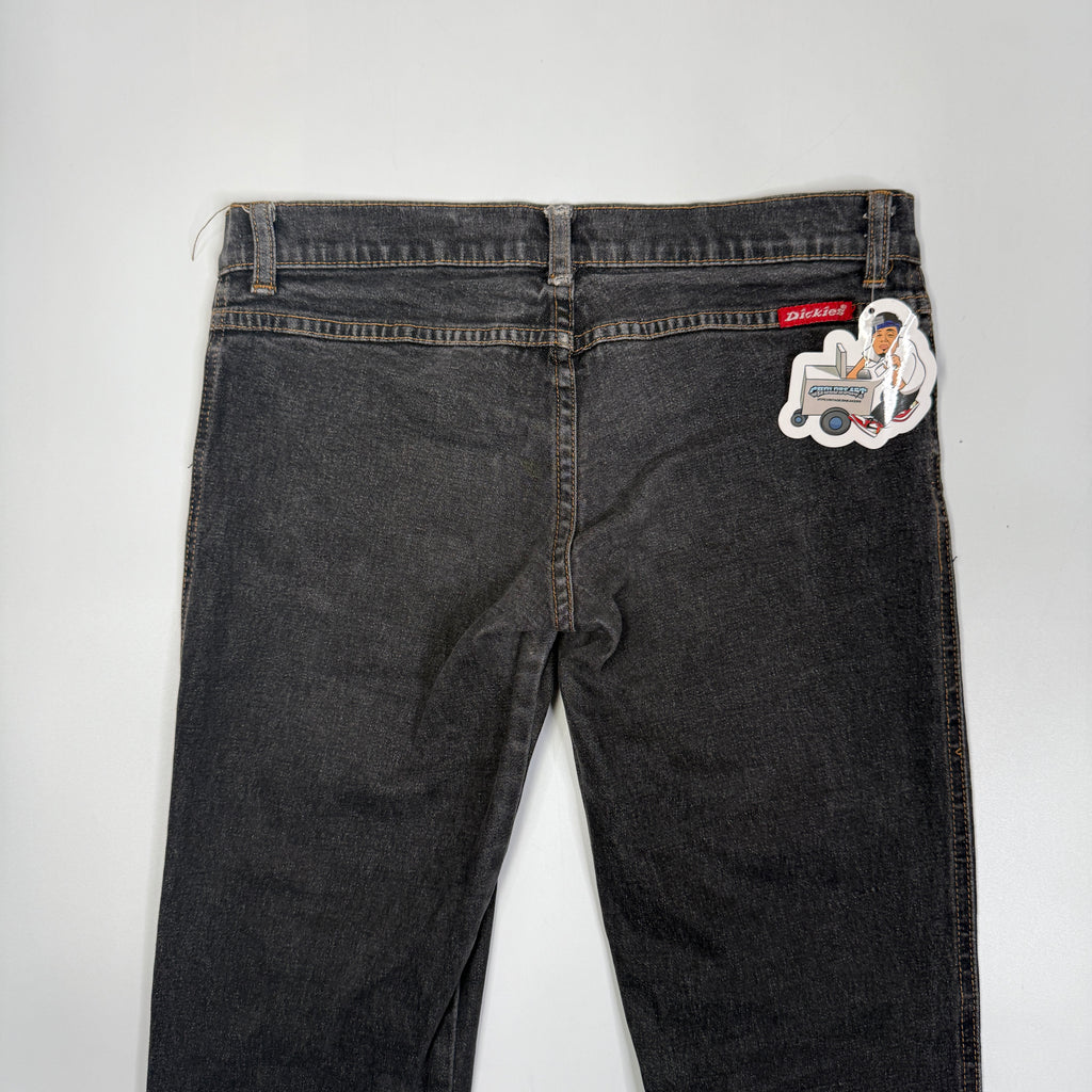 Y2K Dickies Y2K Denim Bootcut Low Rise Pants 29" S/M Black