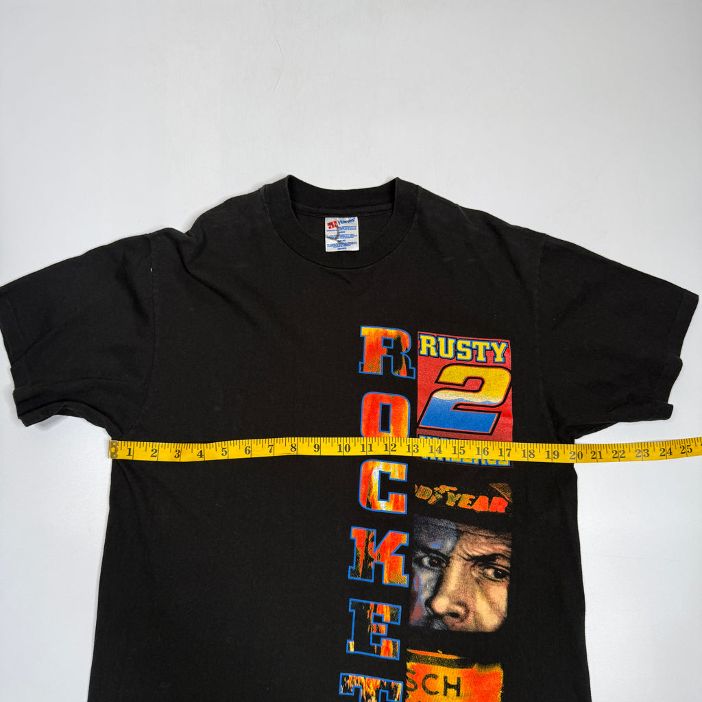 VTG 1998 Rusty Wallace Goodyear T Shirt L