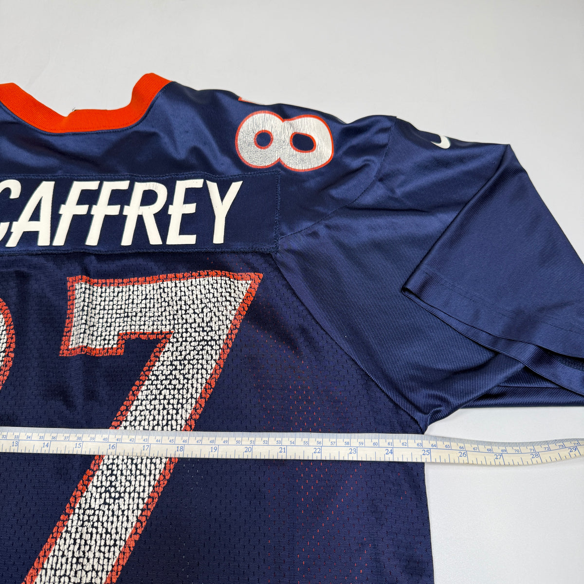 VTG 97' DEnver Broncos McCaffrey Football Jersey XL Home