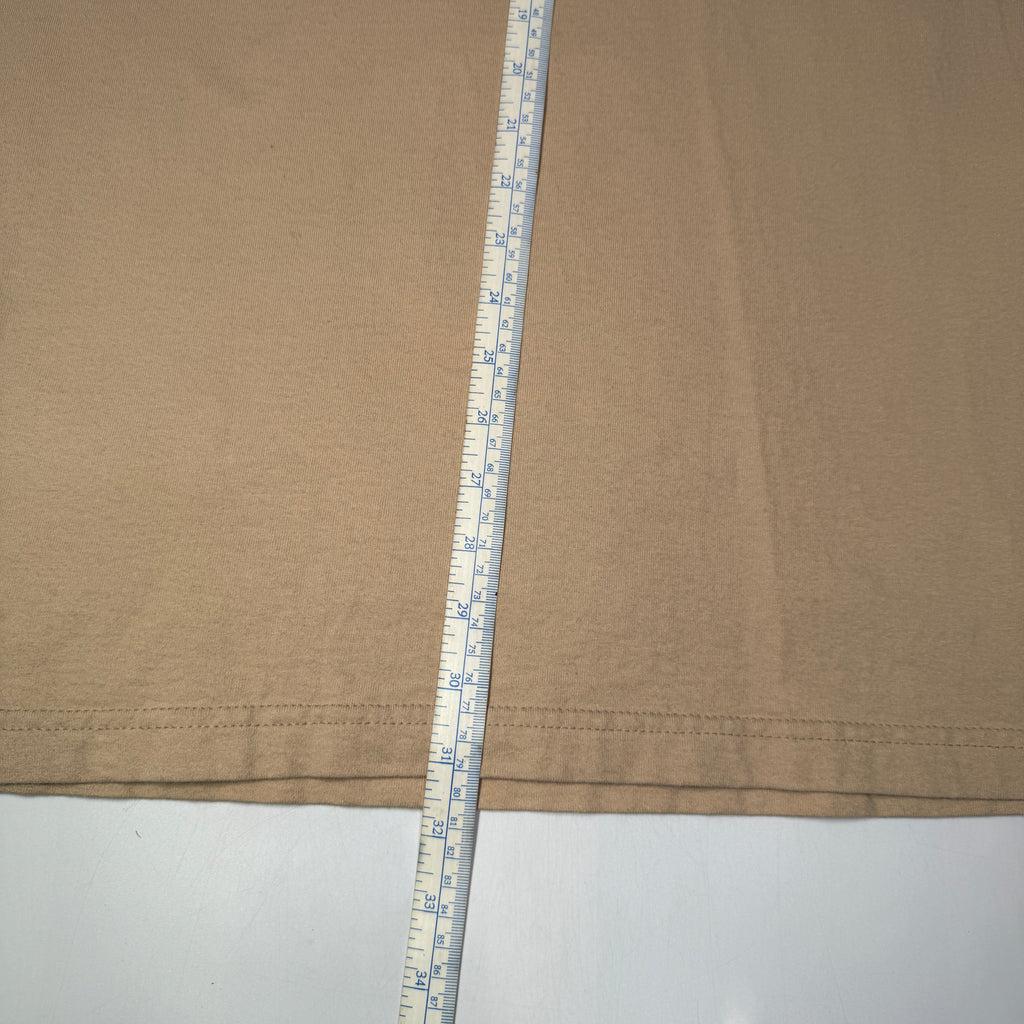 Y2K 2001 Jimmy Hendrix Felt T Shirt L Tan