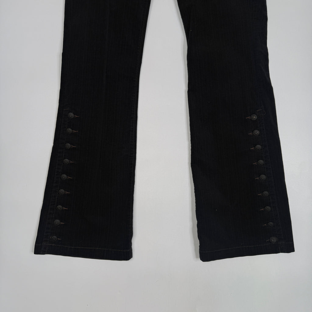 Y2K Polo Ralph Lauren Bootcut Pants 32" M/L Black