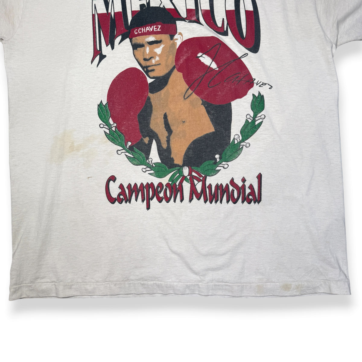 VTG Julio Ceasar Chaves T Shirt XL White