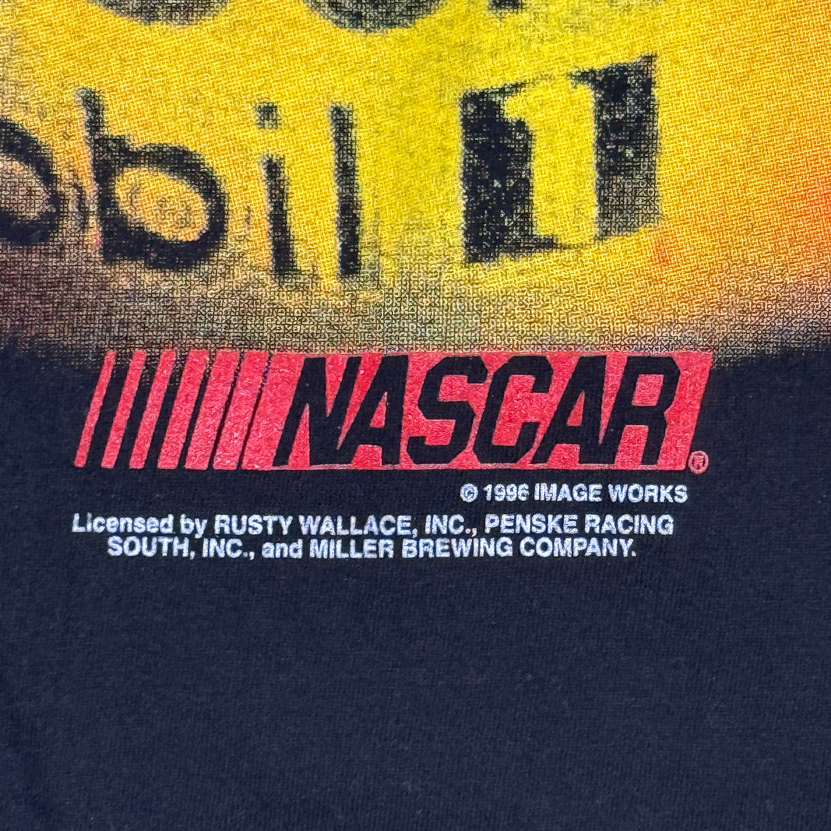 VTG 1998 Rusty Wallace Goodyear T Shirt L