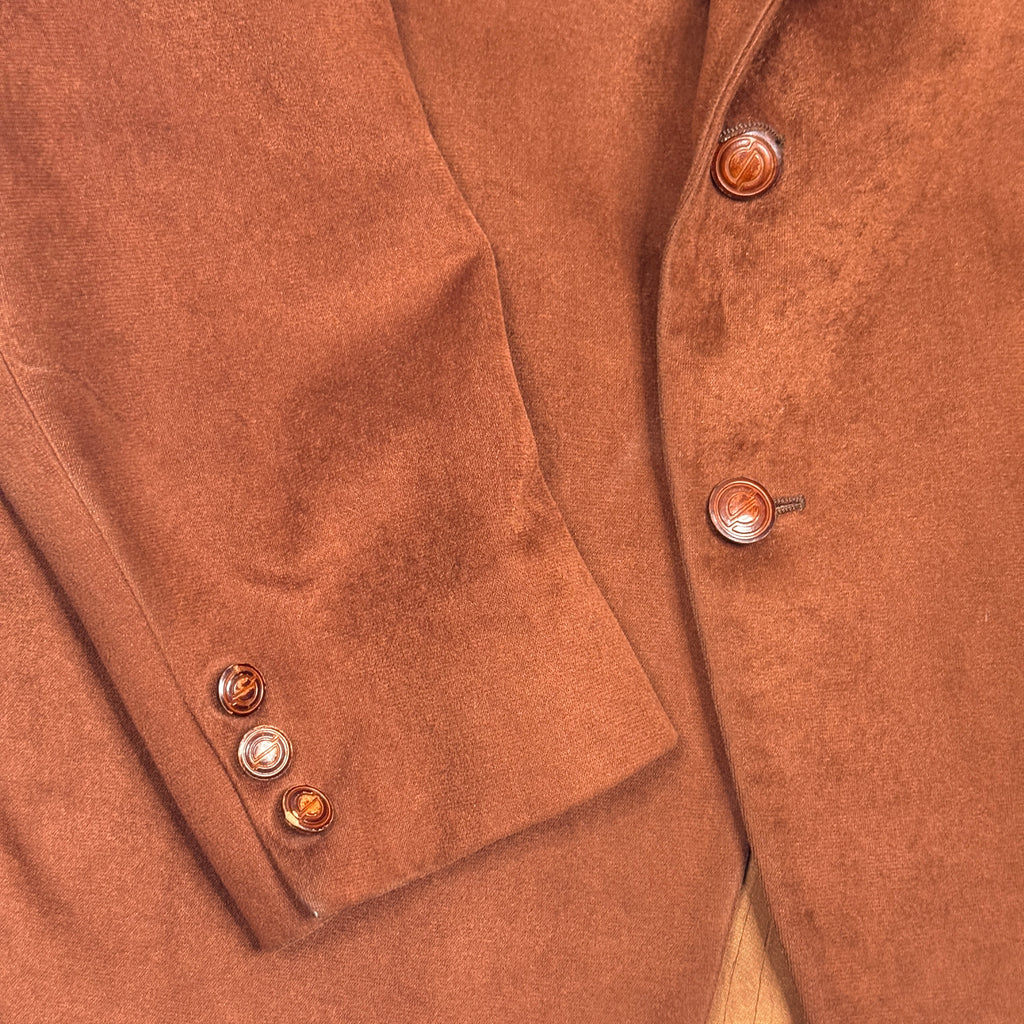 VTG Stetson Western Blazer Embroidered Cowboy L Brown