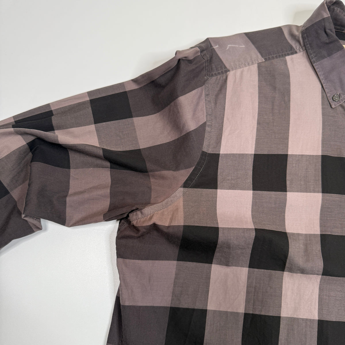 Burberry Brit Exploded Check L/S Button Up M/L