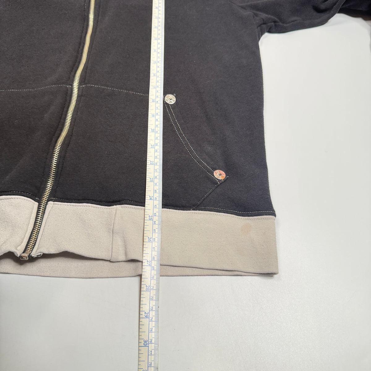 Y2K True Religion Buddah Full Zip Hoodie M/L