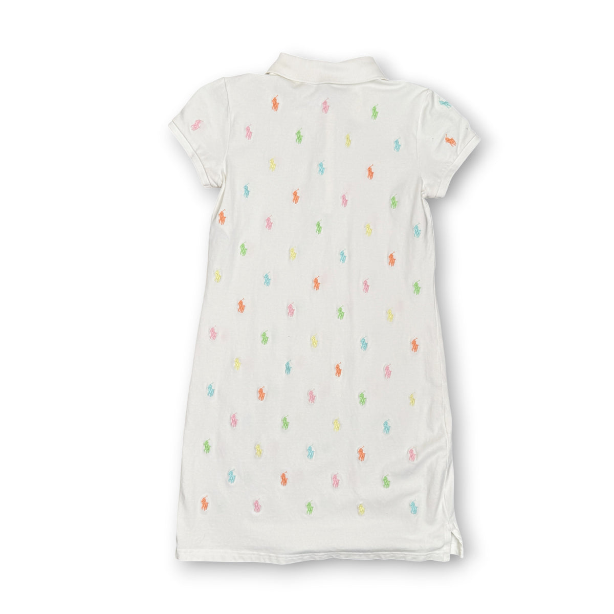 Polo Ralph Lauren All over Embroidered Pony Polo Dress S/XS