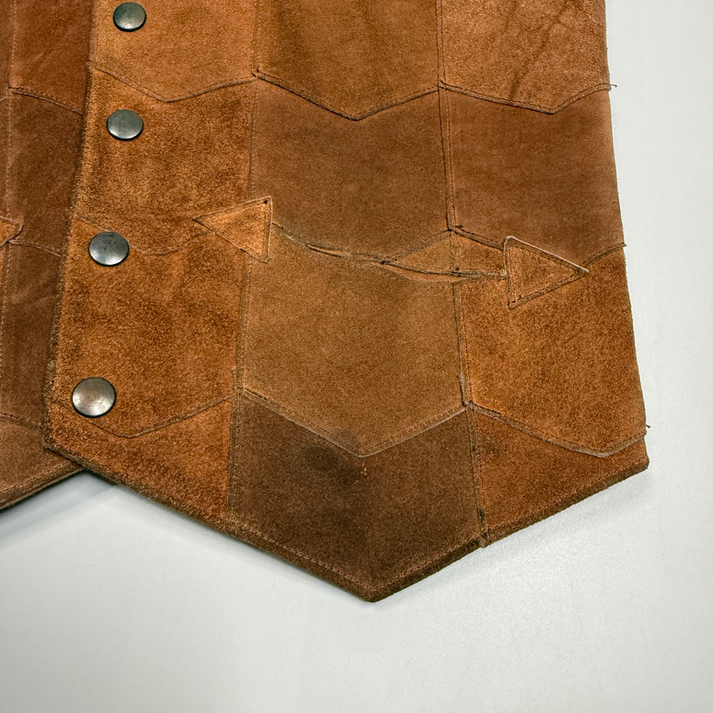 VTG Randy Nichols Suede Leather Vest S
