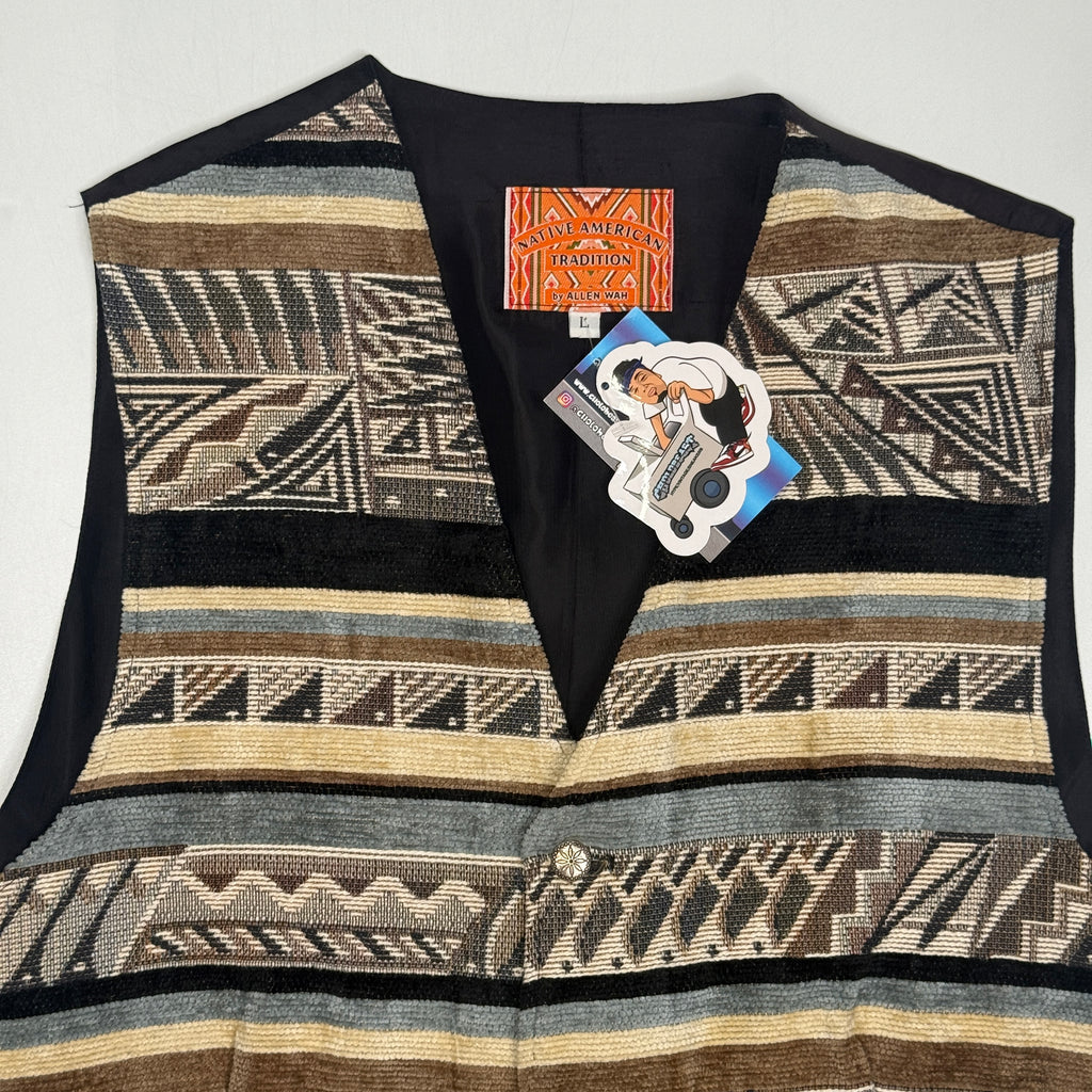 VTG Native American Tradition Southwestern Vest M