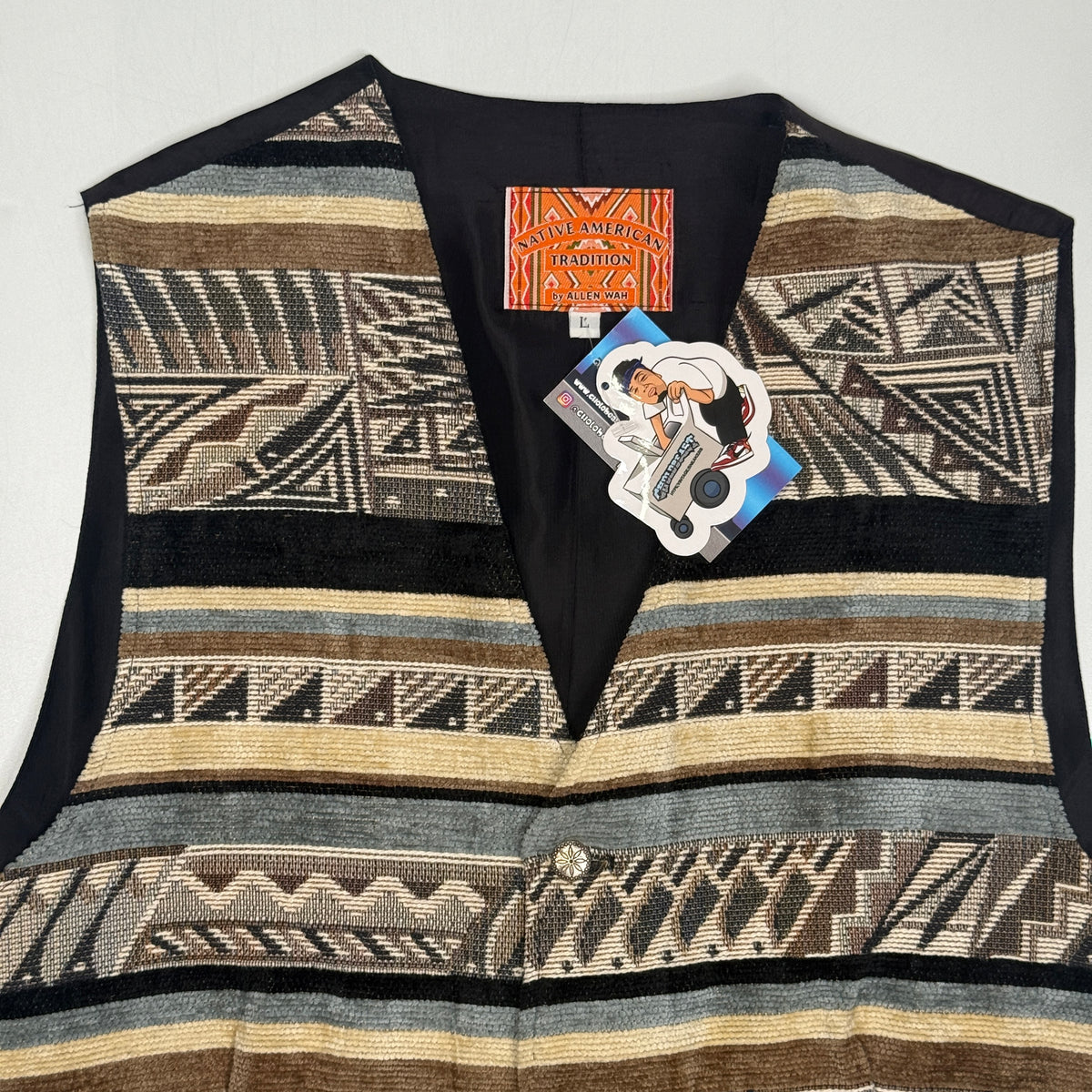 VTG Native American Tradition Southwestern Vest M