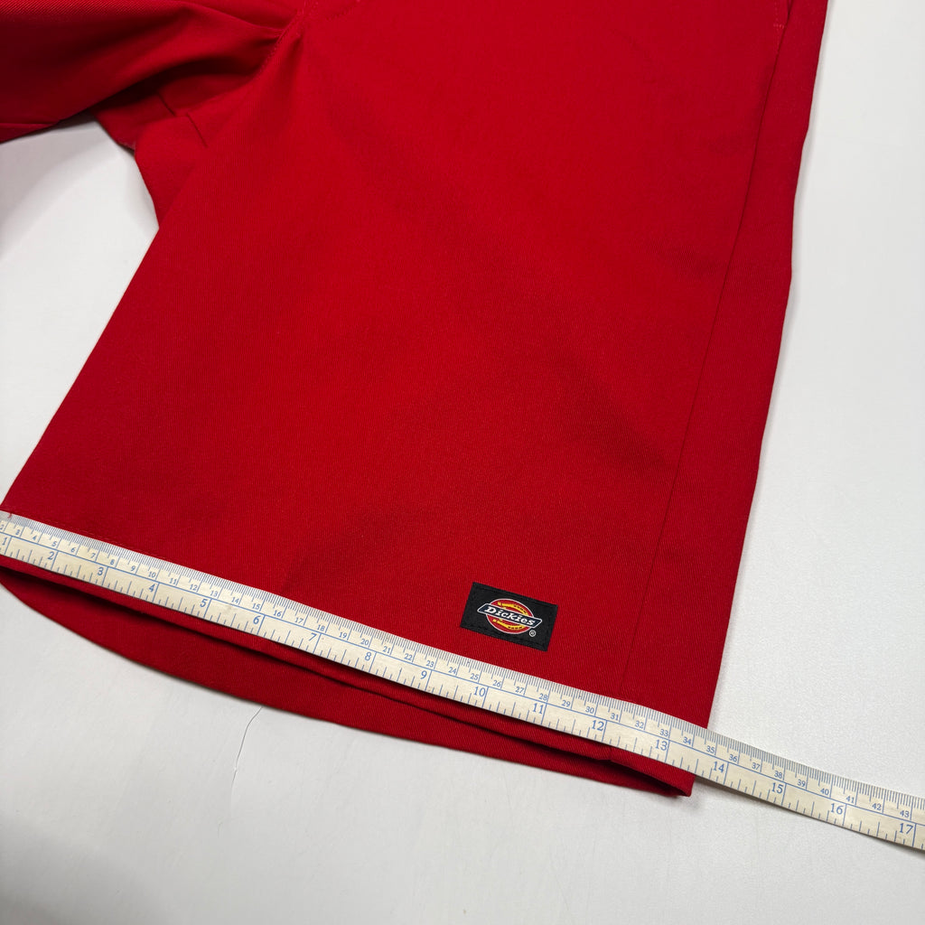 Y2K Dickies Loose Fit Oversize Red Shorts 36"