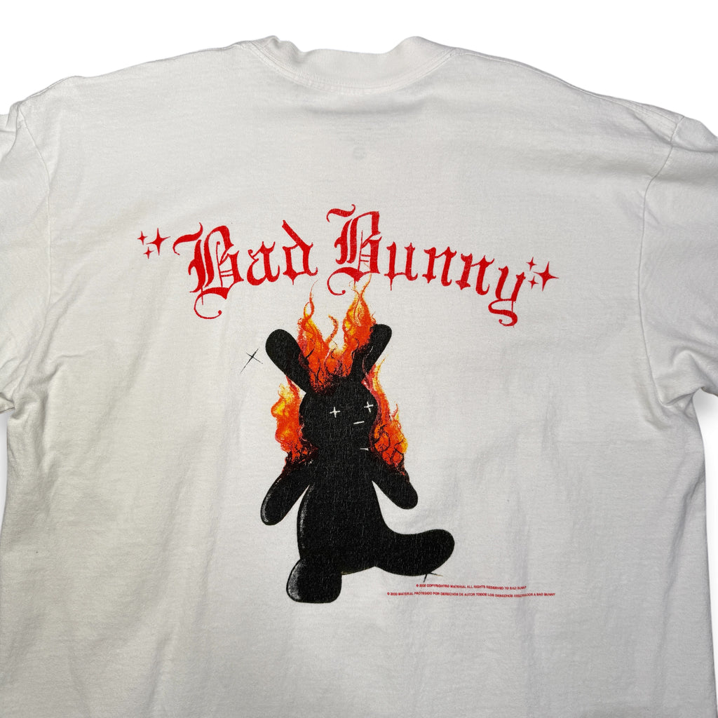 2020 Bad Bunny YHLQMDLG T Shirt M White