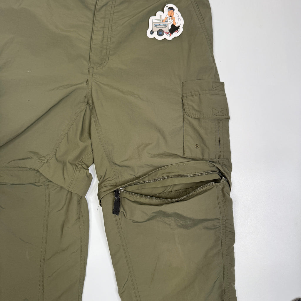 Y2K Magellan Outdoor Utility Cut Off Pants 36" Olive
