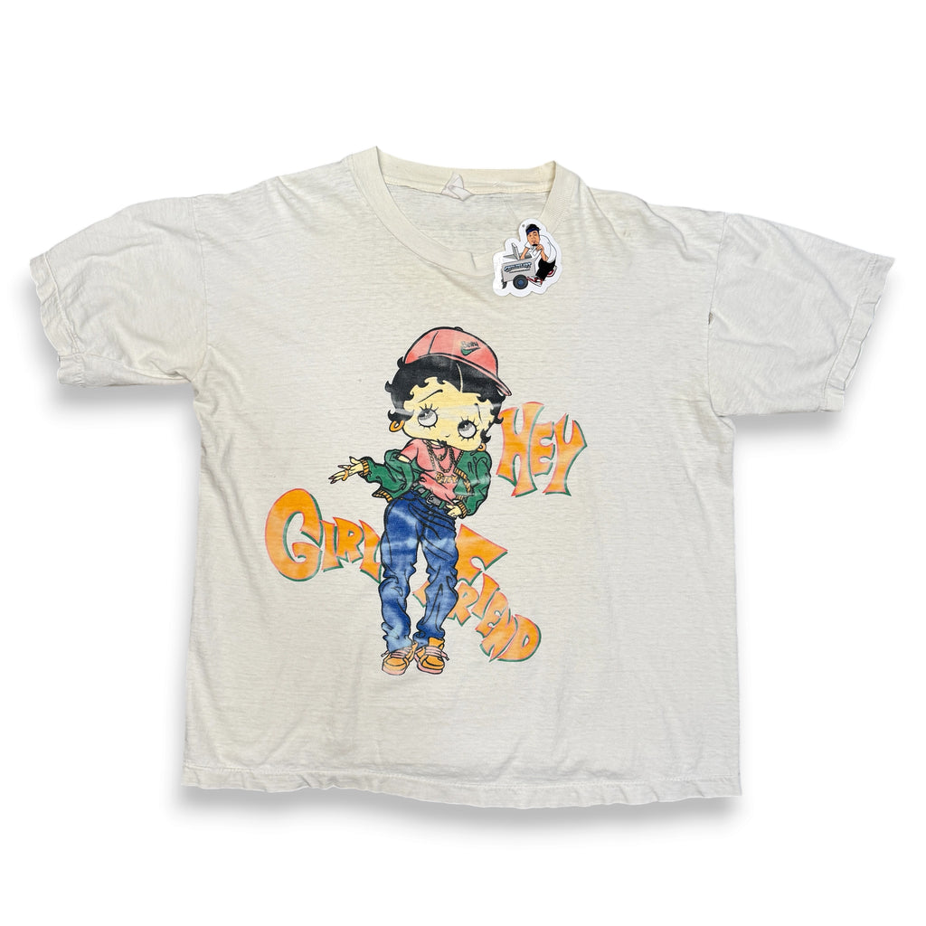 VTG Betty Boop Hey Girlfriend T Shirt M