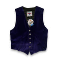 VTG Hard Rock Velour Vest M Violet