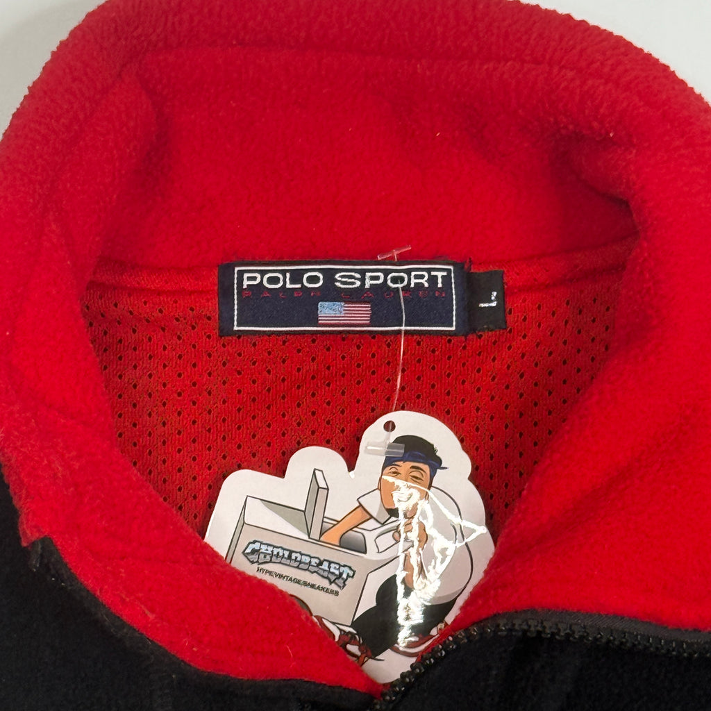 VTG Polo Sport Fleece Vest M/L Black