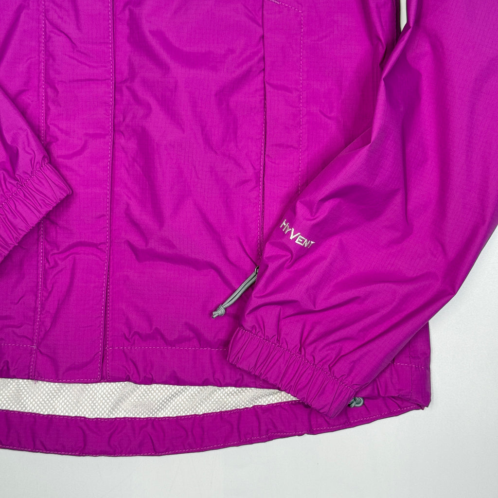 North Face Hyvent Magenta Rain Windbreaker Jacket XS Wmn
