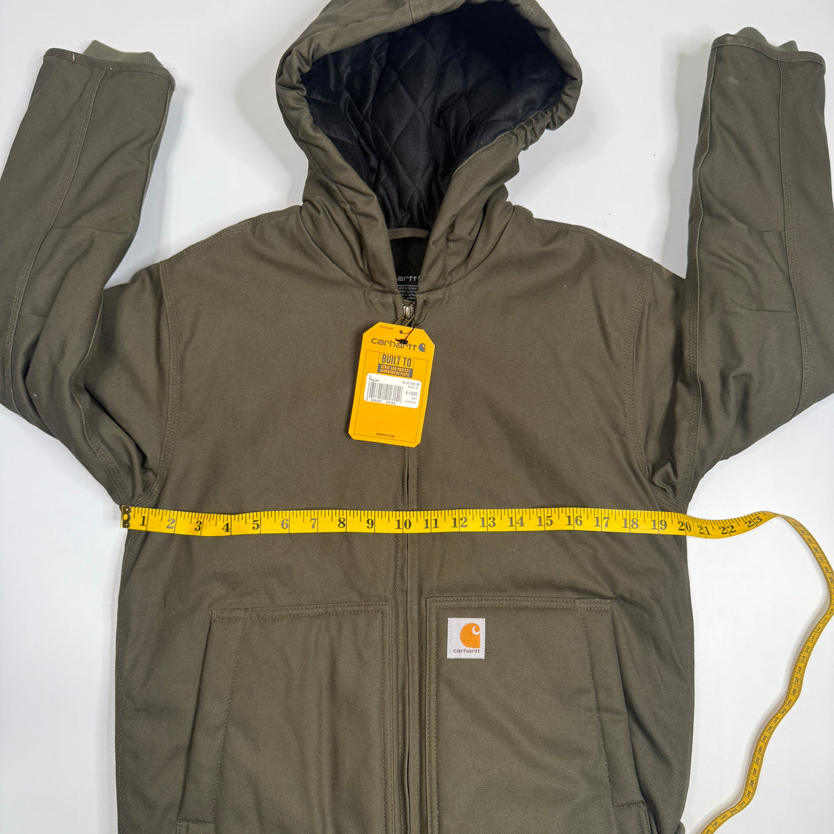 NWT Carhartt Firm Duck Active Lined Jacket L Kids Olive