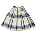 VTG Chaus Skirt Plaid Button Front A Line Skirt 26" S