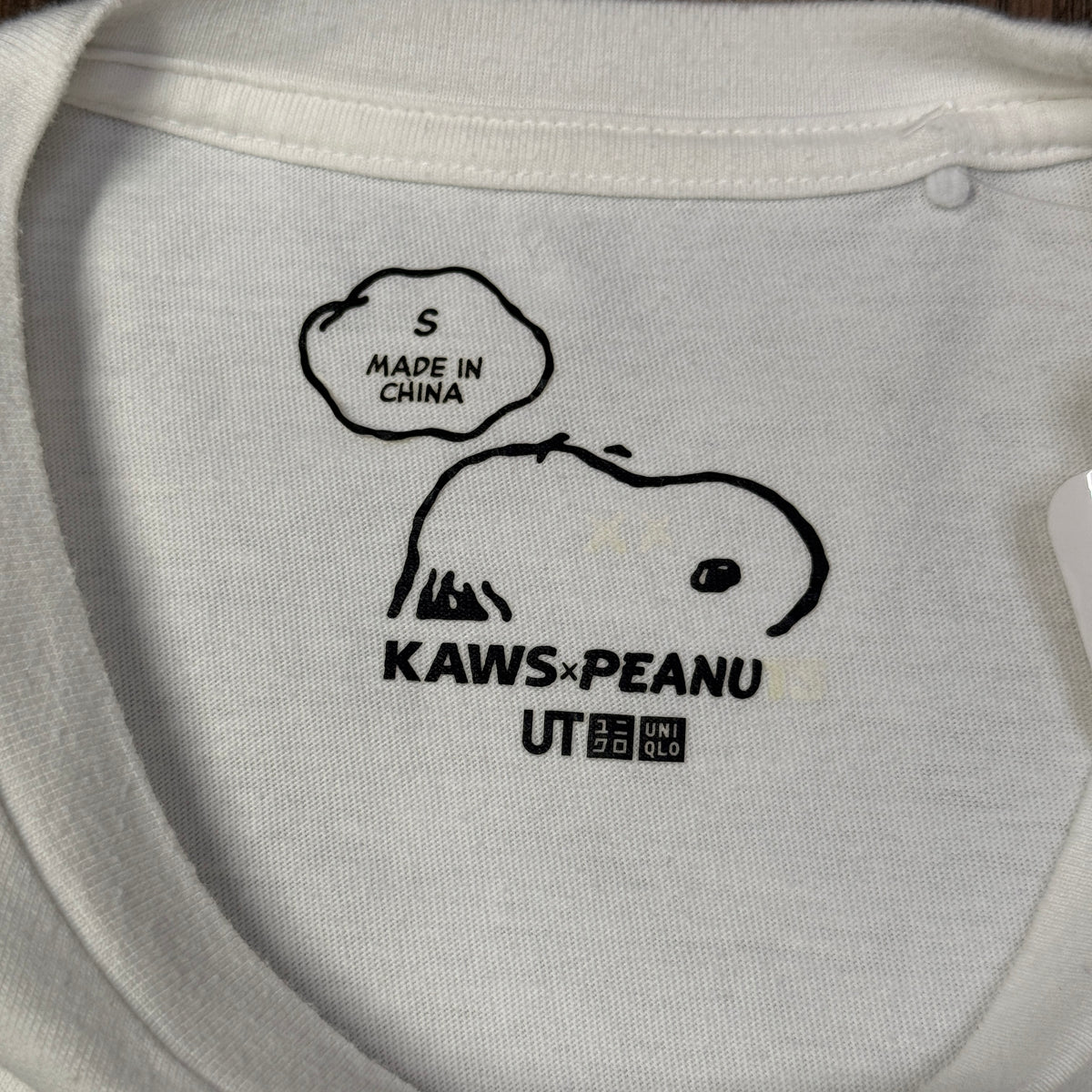 2017 Joe Cool Kaws Peanuts Uniqlo T Shirt S White