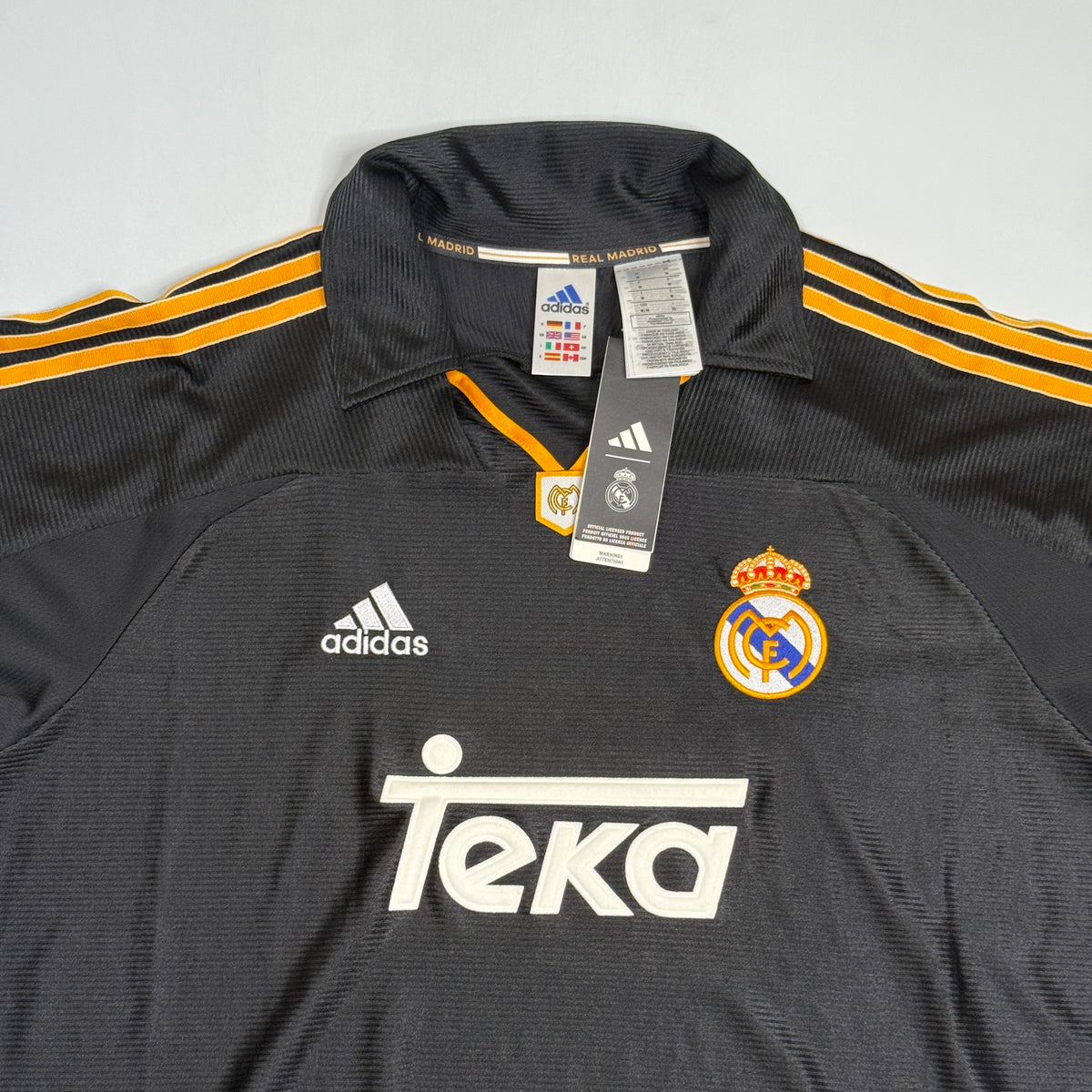NWT 1999 Adidas Real Madrid Retro Away Soccer Jersey M