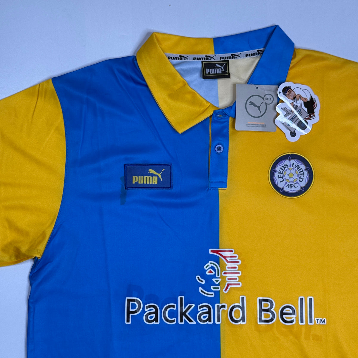 NWT 1997 Puma Leeds Away Jersey L/M