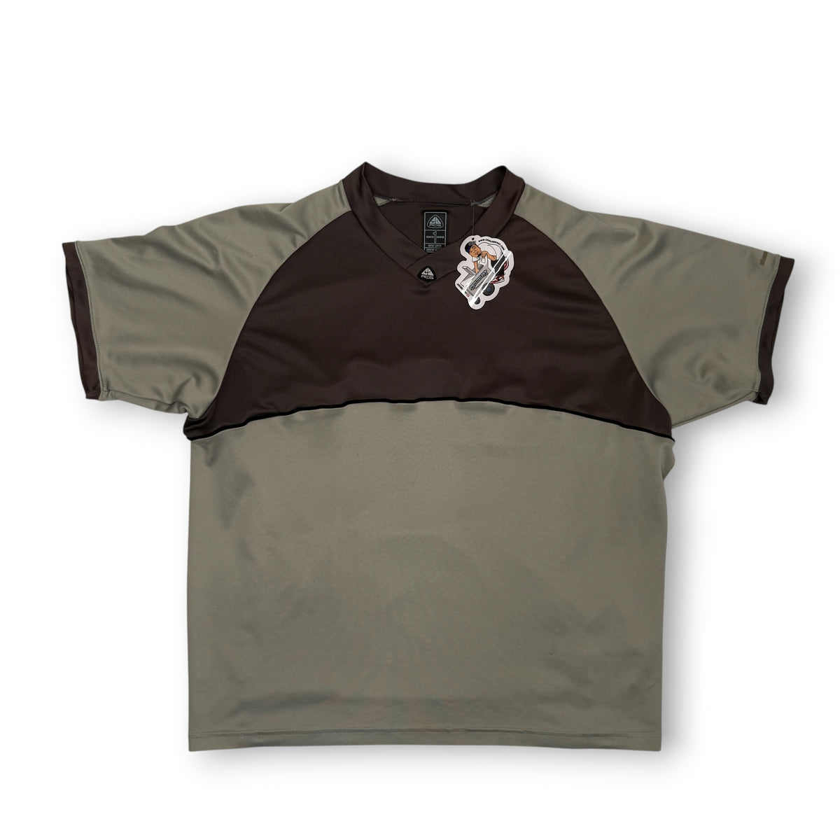 Y2K Nike ACG 1 Base Layer Shirt L Grey
