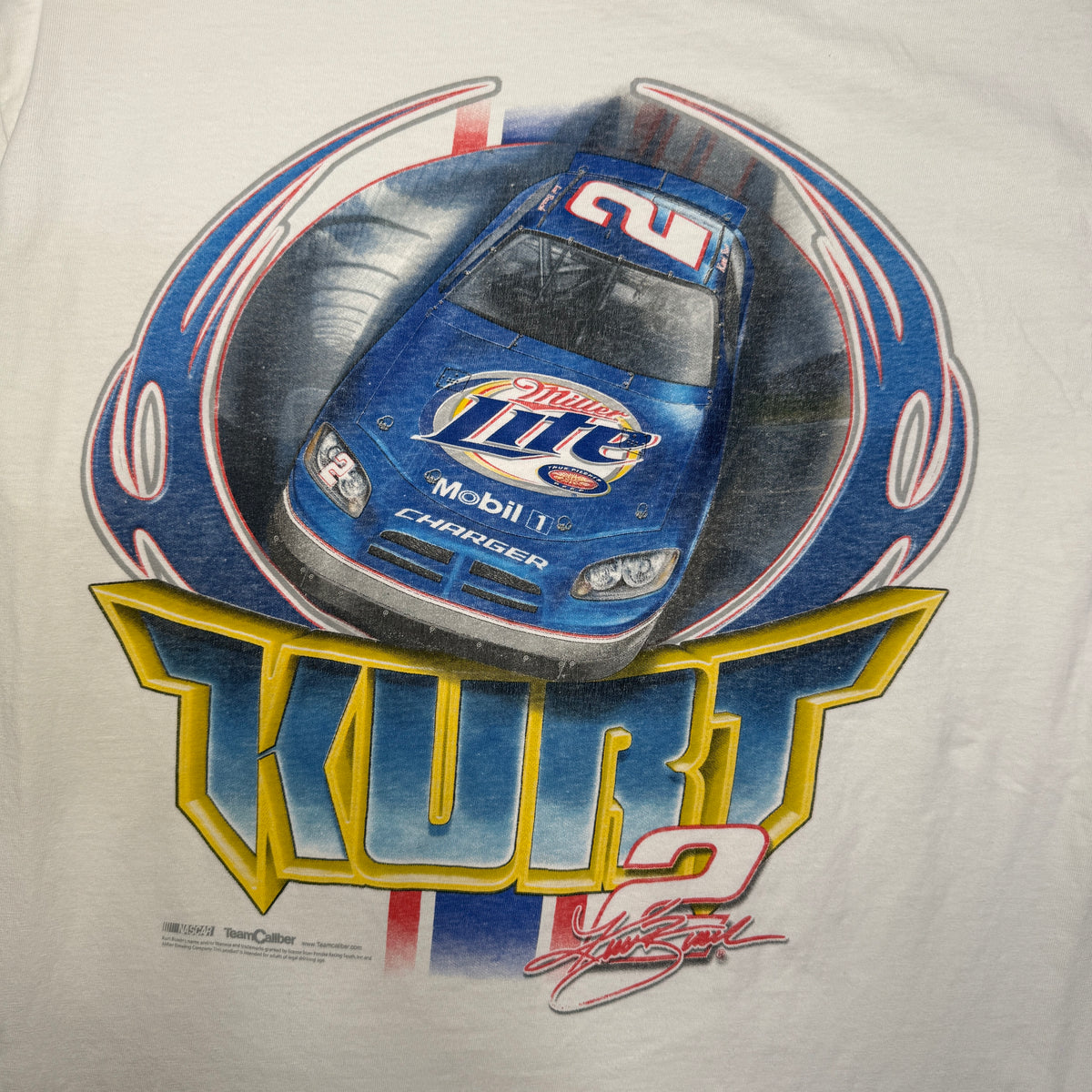 Miller Lite Kurt Busch Nascar T Shirt M