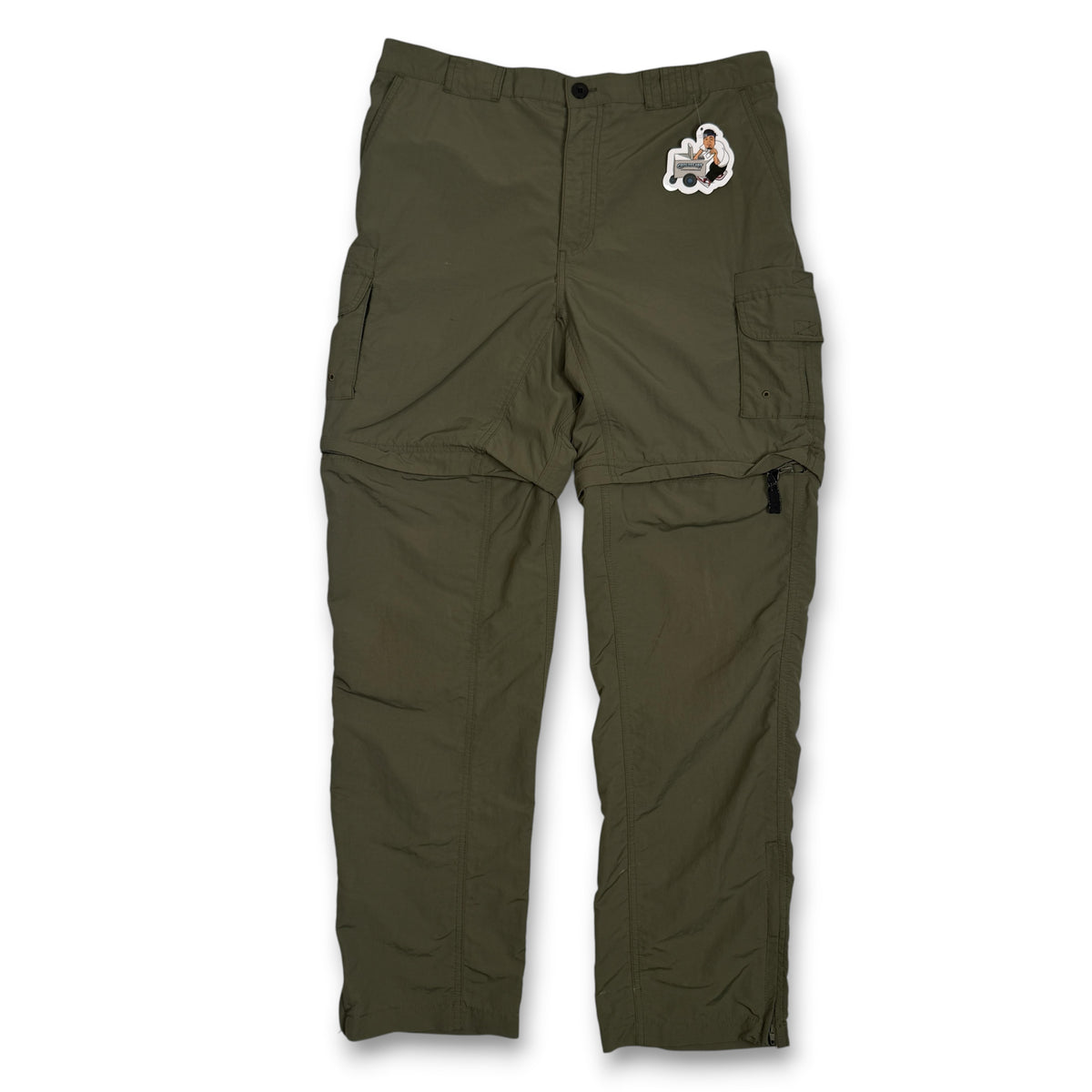 Y2K Magellan Outdoor Utility Cut Off Pants 36" Olive