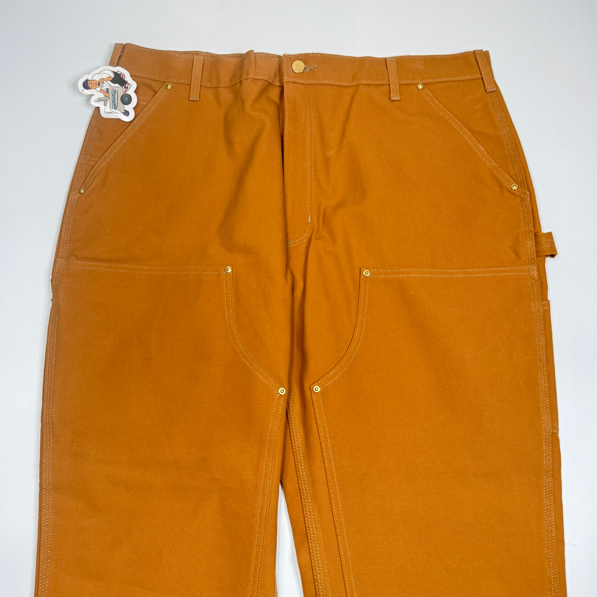 NWT Carhartt Iconic B01 Firm Duck Double Front Loose Fit Work Pants 40" Brown