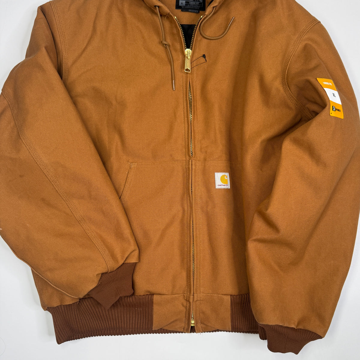 NWOT Carhartt Duck Active Loose Fit Jacket XL Brown