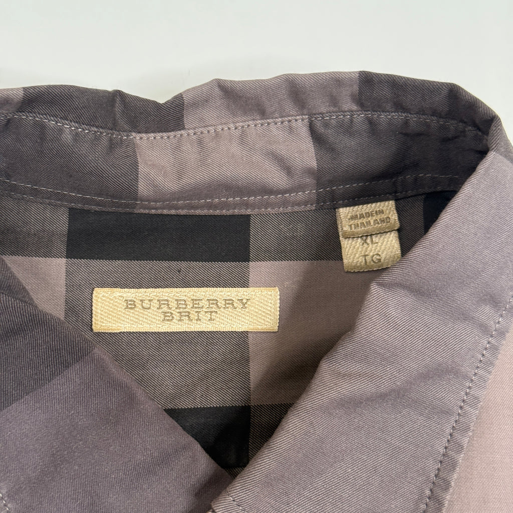 Burberry Brit Exploded Check L/S Button Up M/L