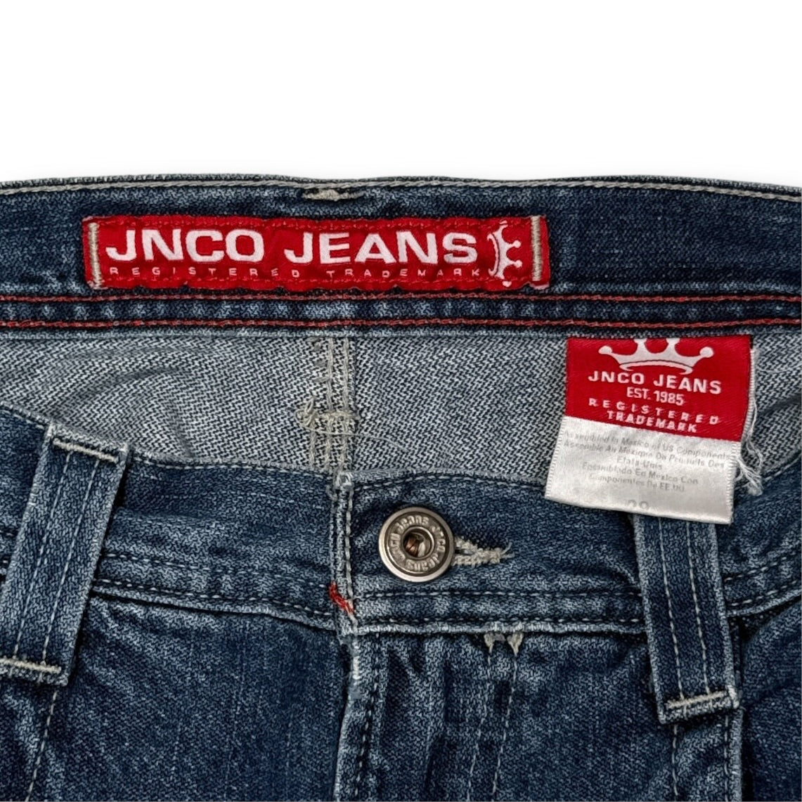 Y2K Jnco Utility Denim Shorts 29"